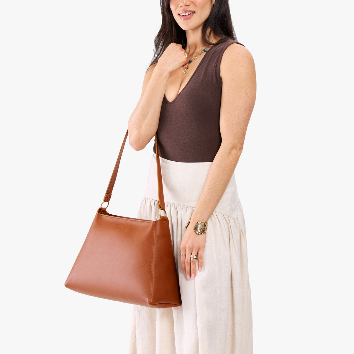 'Almost Perfect' Triangle Shoulder Bag - Famous | Online Store