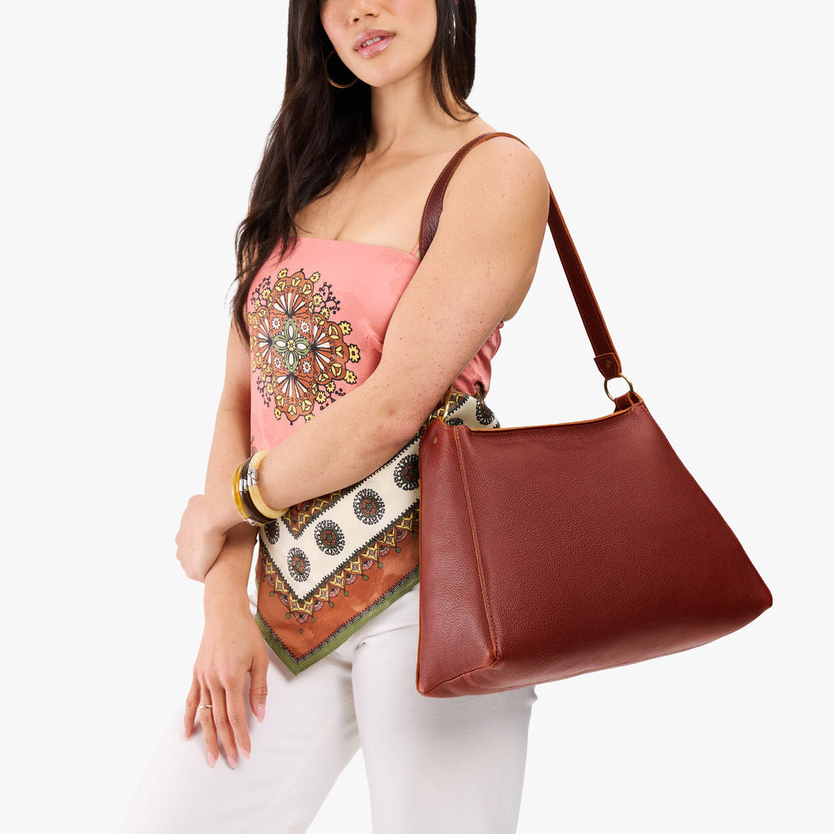'Almost Perfect' Triangle Shoulder Bag - Famous | Online Store