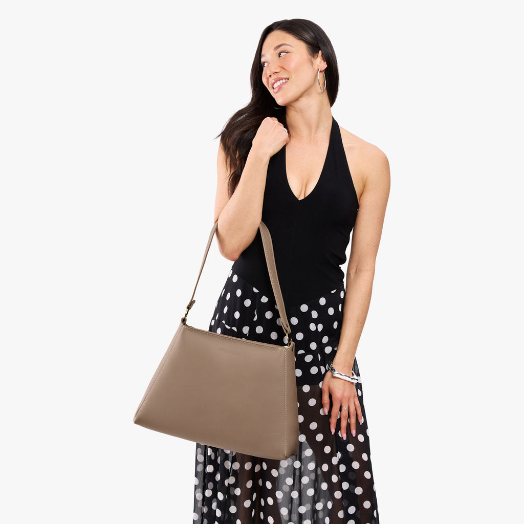 'Almost Perfect' Triangle Shoulder Bag - Famous | Online Store