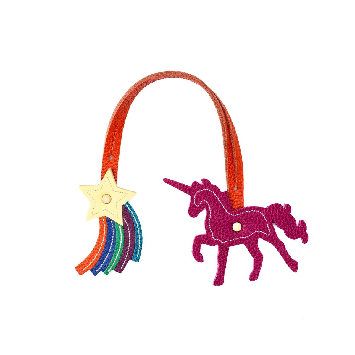 Pompon étoile licorne