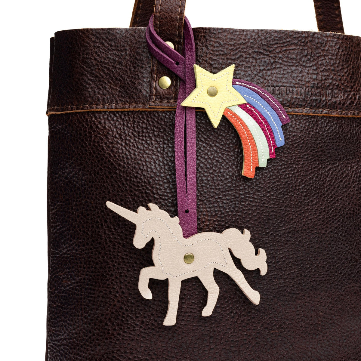 Pompon étoile licorne