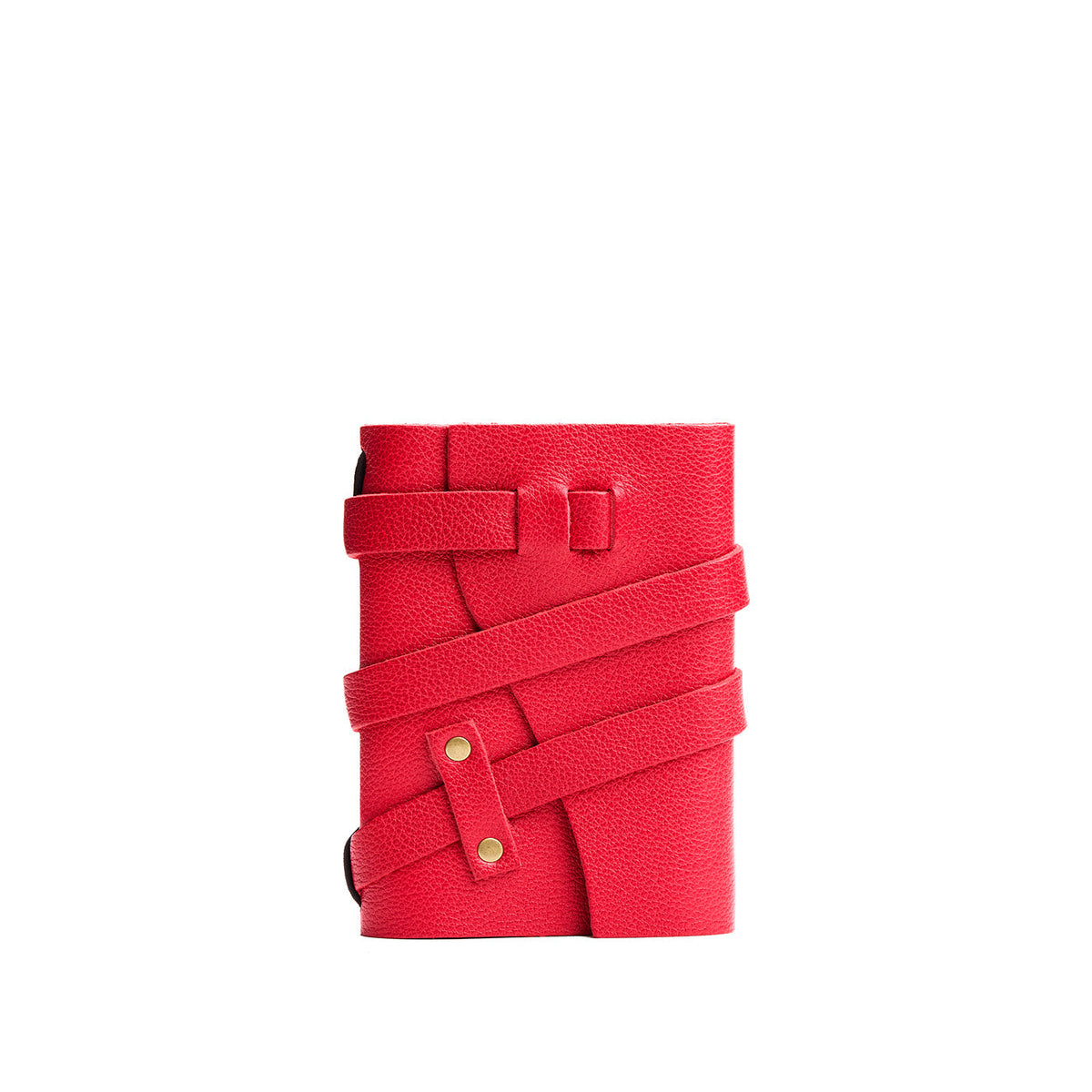 Diario de cuero con envoltorio